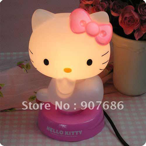 ο   ŰƼ  1446 Ʈ  ڴ/NEW Baby Room Hello Kitty Night Sleeping Light Lamp 1446
